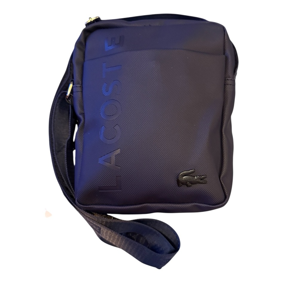 Lacoste Navy Unisex Messenger Bag